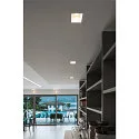 SLV Lumière encastrée PLASTRA angulaire GU10, blanche max. 35W