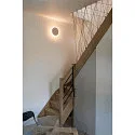 SLV PLASTRA, Wall luminaire, LED, 3000K, round, white plaster