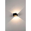 Luminaire mural LOGS IN haut bas, petit, indirect, commutable IP20, blanche gradable