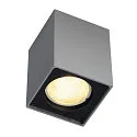 SLV Luminaire de plafond ALTRA DICE GU10, noir , Gris argent