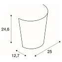 SLV Wall luminaire BASKET E27 60W glass
