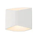 LED Wall luminaire CARISO 2, 7,6W, COB LED, 3000K, white
