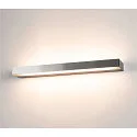 SLV Luminaire mural SEDO 14 LED haut bas, angulaire, court IP20, aluminium brossé 