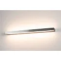 SLV Luminaire mural SEDO LED 21 haut bas, angulaire, langue IP20, aluminium brossé, satiné 