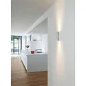 SLV Wall luminaire ENOLA B UP/DOWN, H 22cm, 2x GU10 QPAR51 max. 50W, aluminium, white