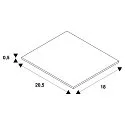 SLV Cadre de montage DOWNUNDER PUR 120x155 angulaire, aluminium