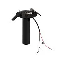 SLV LED Ceiling recessed spot KARPO LED Wall Spot, canopy flat, 7,5W LED, 3000K, black