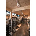 SLV Projecteur triphasé EURO CUBE ON-OFF forme en dé, commutable, à cardan IP20, blanche 