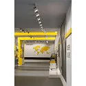 SLV Projecteur triphasé EURO CUBE ON-OFF forme en dé, commutable, à cardan IP20, blanche 