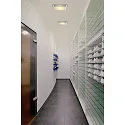 SLV Luminaire mural GLASSA E27, transparent, blanche