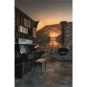 Lampadaire FENDA II TRIPOD BASIS avec interrupteur, sans abat-jour E27 IP20, noir 