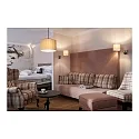 Luminaire à suspension FENDA sans abat-jour E27 IP20, noir  gradable