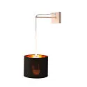 SLV Abat-jour FENDA Ø 30CM plat, cylindrique, cuivre, noir 