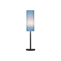 SLV Lampe de table FENDA STRAIGHT BASIS avec interrupteur, sans abat-jour E27 IP20, noir 