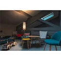 SLV Lampe de table FENDA STRAIGHT BASIS avec interrupteur, sans abat-jour E27 IP20, noir 