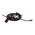 SLV Luminaire à suspension HELIA 30 PD version pour montage encastré, noir 