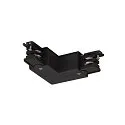 Accessories for 3-Phase surface track S-TRACK L-Coupler, earth, L-version, black