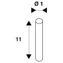 Tendeur de corde TENSEO 2 pièces blanche