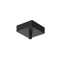 Rosace de plafond pour GLENOS angulaire, avec décharge de traction, noir mat