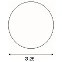 Objet d'éclairage ROTOBALL 40 FL rond, avec prise de courant, médium, avec diffuseur E27 IP44, gris argent gradable