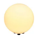 Outdoor luminaire ROTOBALL Ball luminaire, white, E27, with switch, IP44, Ø 40 cm