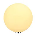 Outdoor luminaire ROTOBALL Ball luminaire, white, E27, with switch, IP44, Ø 50 cm