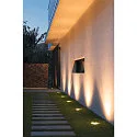 SLV Projecteur encastré ROCCI angulaire, rigide, résistant aux chocs IP67, acier inoxydable 