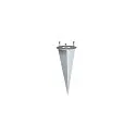 Pointe de terre Gris argent