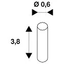 SLV Jeu de vis  M5, acier inoxydable