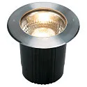 SLV Projecteur encastré DASAR 215 E27 IP67, acier inoxydable, noir 