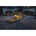 SLV Outdoor Floorlamp RUSTY SQUARE 40, IP55, 40 x 12 x 12cm, E27 TC-DSE, FeCSi steel rust color