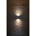 SLV Wall luminaire THEO WALL OUT, 2xGU10, square, silver grey