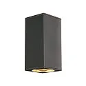 Luminaire mural d’extérieur BIG THEO UP/DOWN angulaire, direct / indirect GU10 IP44, anthrazit gradable