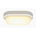 LED Outdoor luminaire TERANG 2 Wall-/Ceiling luminaire, oval, 120°, SMD LED, 3000K, IP44, white
