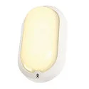 SLV Luminaire mural d'extérieur TERANG 2 ovale IP44, blanche