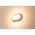 SLV Luminaire mural d'extérieur TERANG 2 ovale IP44, blanche