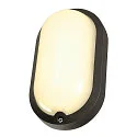SLV Luminaire mural d'extérieur TERANG 2 ovale IP44, anthrazit