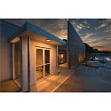 SLV AINOS, Outdoor Ceiling luminaire, LED, 3000K, round, anthracite, with sensor