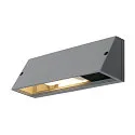 Luminaire mural PEMA SQUARE E27 IP44, Gris argent