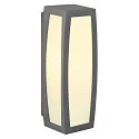 SLV Luminaire mural d’extérieur MERIDIAN BOX E27 IP54, anthrazit