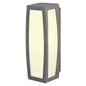 SLV Luminaire mural d'extérieur MERIDIAN BOX avec capteur E27 IP54, anthrazit