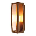 Luminaire mural d'extérieur MERIDIAN BOX 2 E27 IP54, rouille