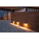 Luminaire mural d’extérieur PEMA LED rond IP44, anthrazit