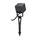 SLV Outdoor LED spot NAUTILUS 10 CUBE, IP65 IK04, 9W 3000K 520lm 45°, anthracite