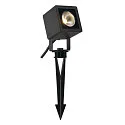 SLV Outdoor LED spot NAUTILUS 10 CUBE, IP65 IK04, 9W 3000K 520lm 45°, anthracite