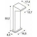 SLV Floor lamp IPERI 50, 48 LED, neutral white, 4000K,, anthracite