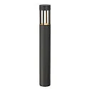 Lampadaire d’extérieur SLOTS 65 cylindrique, direct / indirect, commutable IP44, anthrazit 