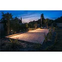 SLV Lampe à piquet de terre SITRA 360 SL SPIKE à 2 flammes, avec prise de courant, réglable GX53 IP44, anthrazit gradable