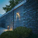 Luminaire mural d’extérieur SLOTS WALL cylindrique, direct / indirect, commutable IP44, anthrazit 