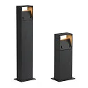 SLV Luminaire en forme de borne LOGS 40 Bas, angulaire, indirect LED IP65, anthrazit 